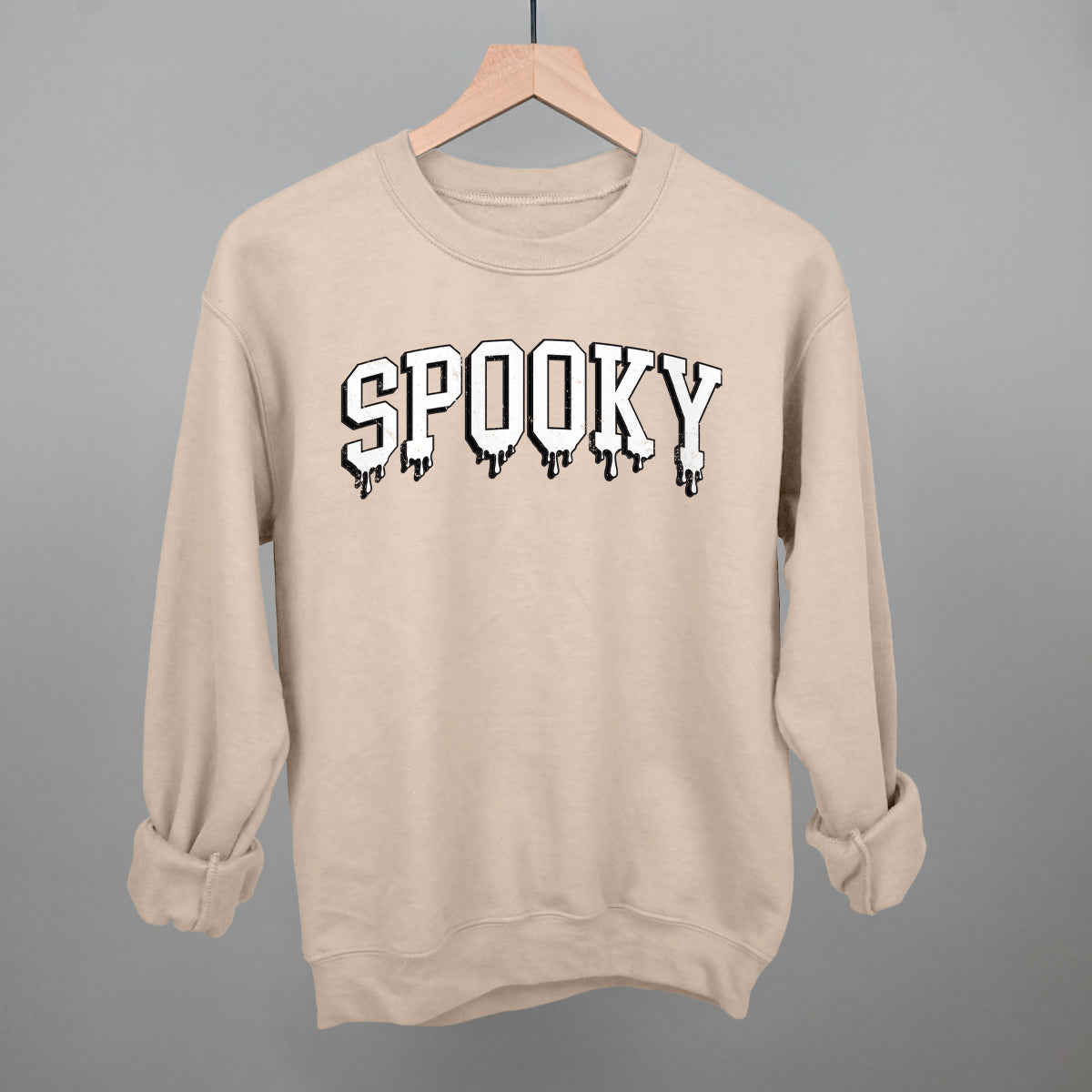 Spooky Dripping Collegiate Letters T-Shirts