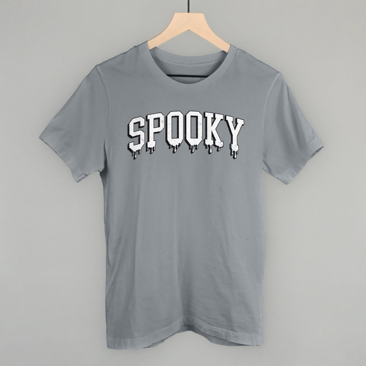 Spooky Dripping Collegiate Letters T-Shirts
