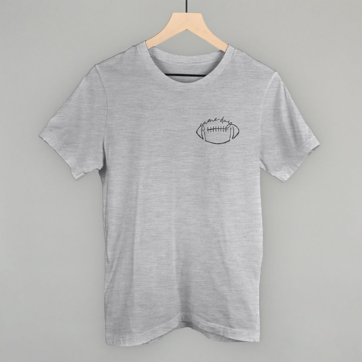 Game Day Football Scribble (Left Chest) T-Shirts