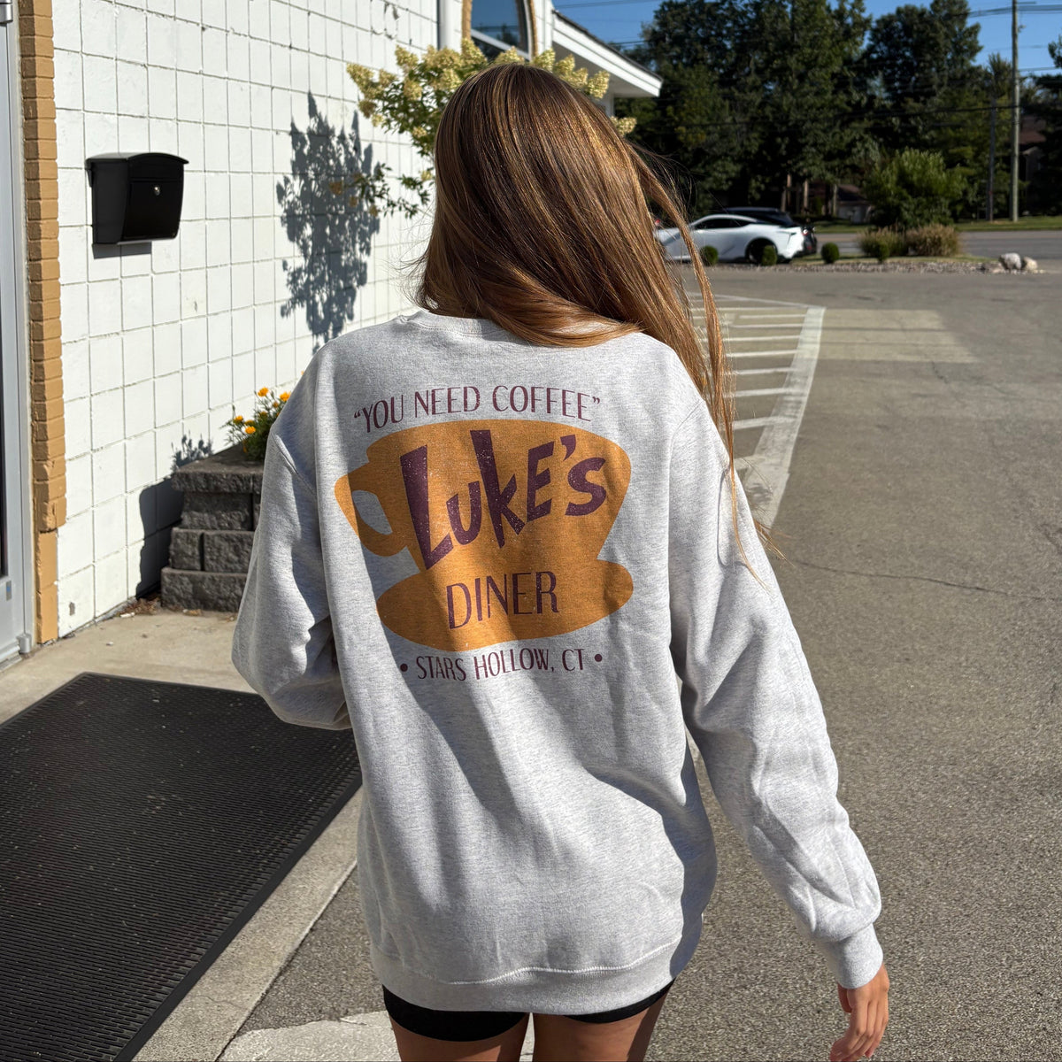 Luke'S Diner Doodle (Back Print) T-Shirts