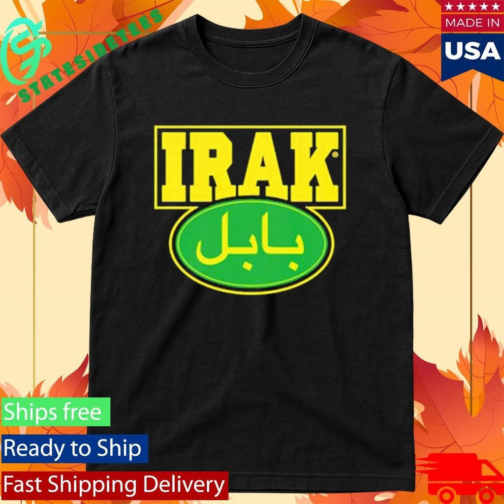 IRAK x BABYLON Sticker Logo Shirt Unisex , , , Long Sleeve Tee