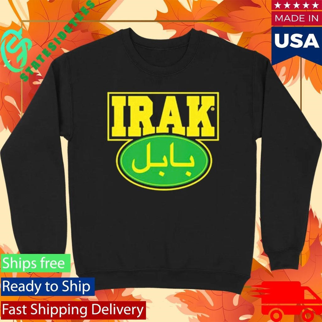 IRAK x BABYLON Sticker Logo Shirt Unisex , , , Long Sleeve Tee