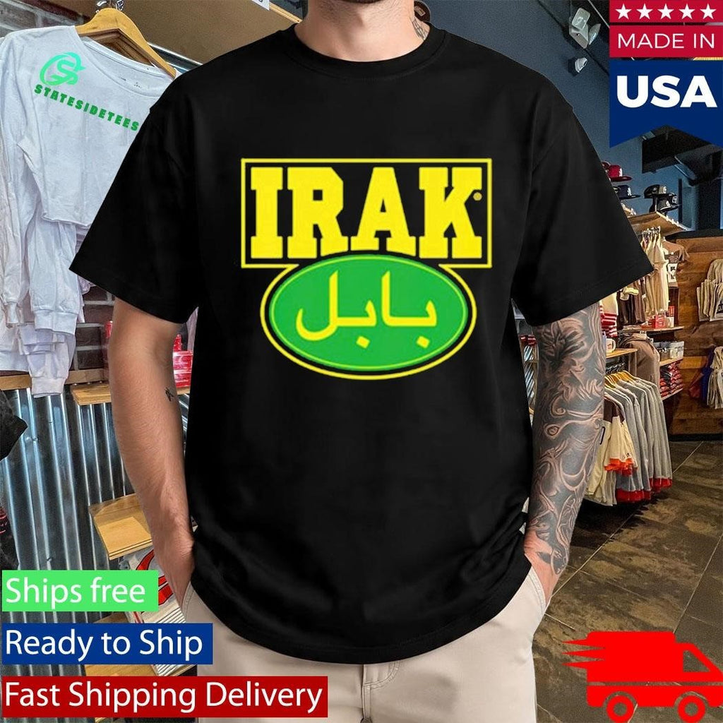 IRAK x BABYLON Sticker Logo Shirt Unisex , , , Long Sleeve Tee