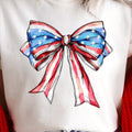 IVORY 4th July Bow Comfort Colors T-Shirts