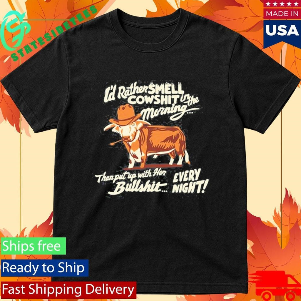Ian Munsick Cow Shit Unisex , , , Long Sleeve Tee