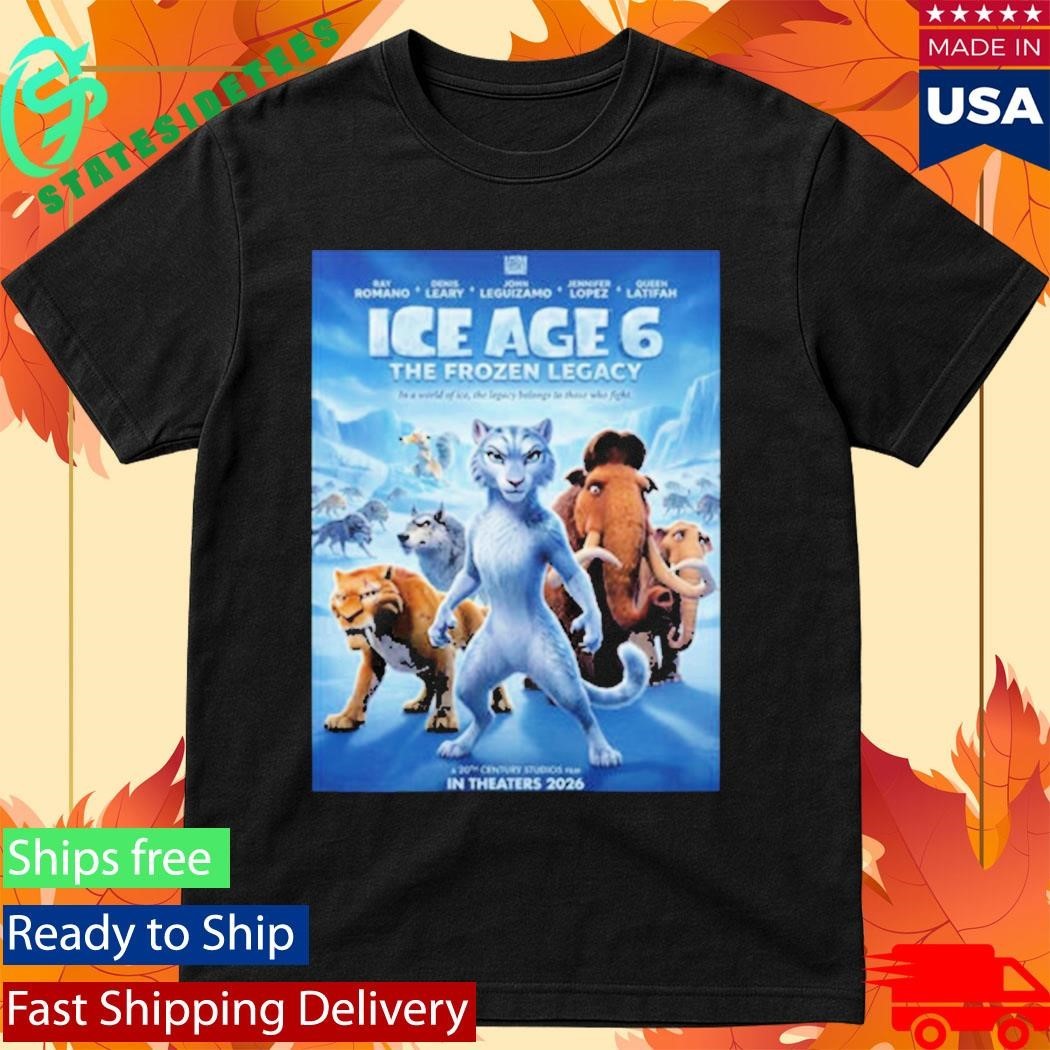Ice Age 6 The Frozen Legacy A 20th Century Studios Film In Theaters 2026 Shirt Unisex , , , Long Sleeve Tee
