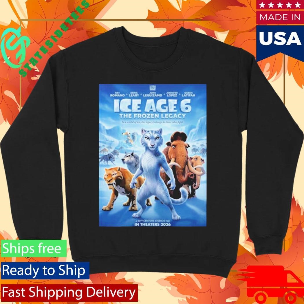 Ice Age 6 The Frozen Legacy A 20th Century Studios Film In Theaters 2026 Shirt Unisex , , , Long Sleeve Tee