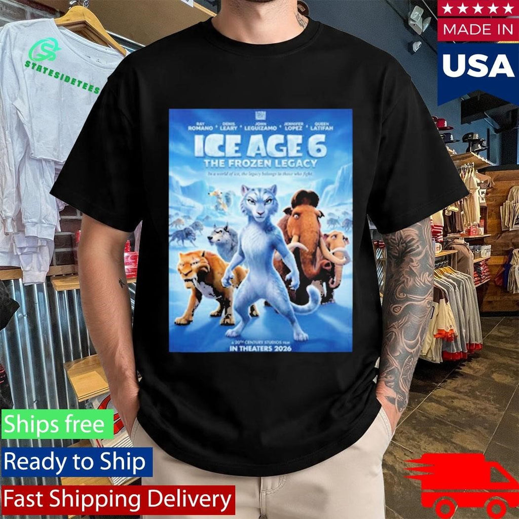 Ice Age 6 The Frozen Legacy A 20th Century Studios Film In Theaters 2026 Shirt Unisex , , , Long Sleeve Tee