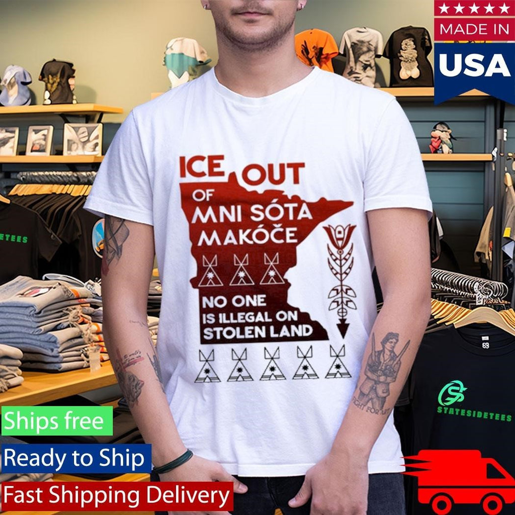 Ice Out Of Mni Sóta Makóče Shirt Unisex , , , Long Sleeve Tee