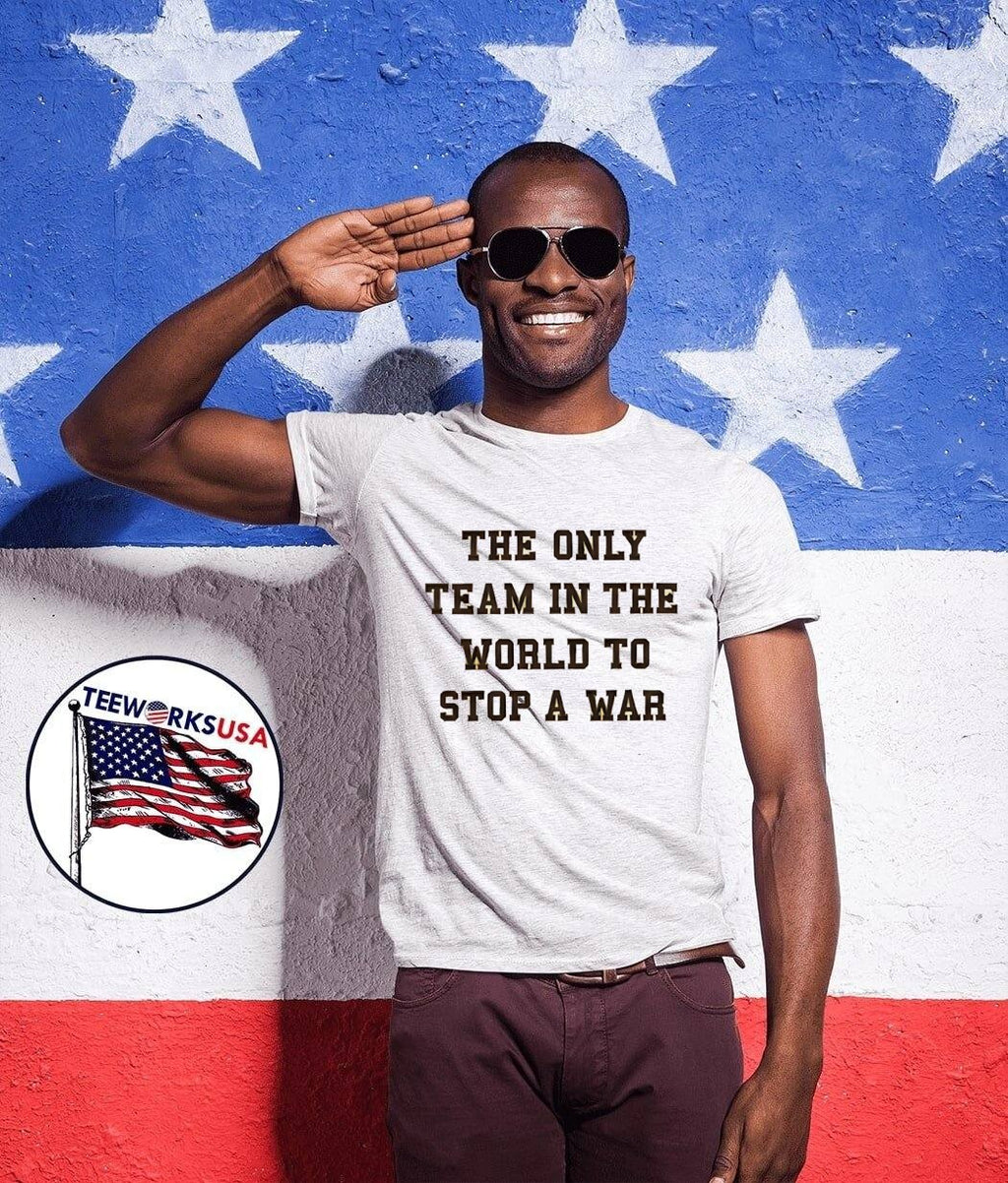 Iconic Football History The Only Team in the World to Stop a War T-Shirt