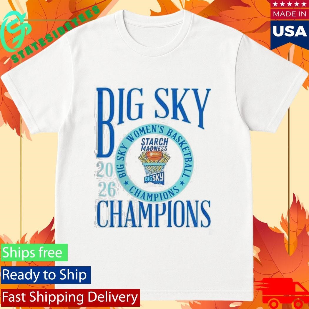 Idaho Vandals Women’s Basketball 2026 Big Sky Conference Champions Starch Madness Unisex , , , Long Sleeve Tee