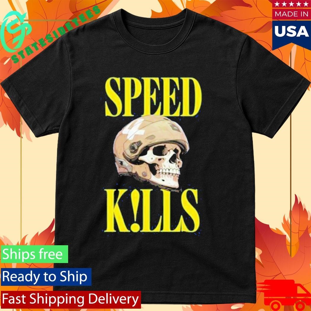 Illest Brand Speed Kills Skull Shirt Unisex , , , Long Sleeve Tee