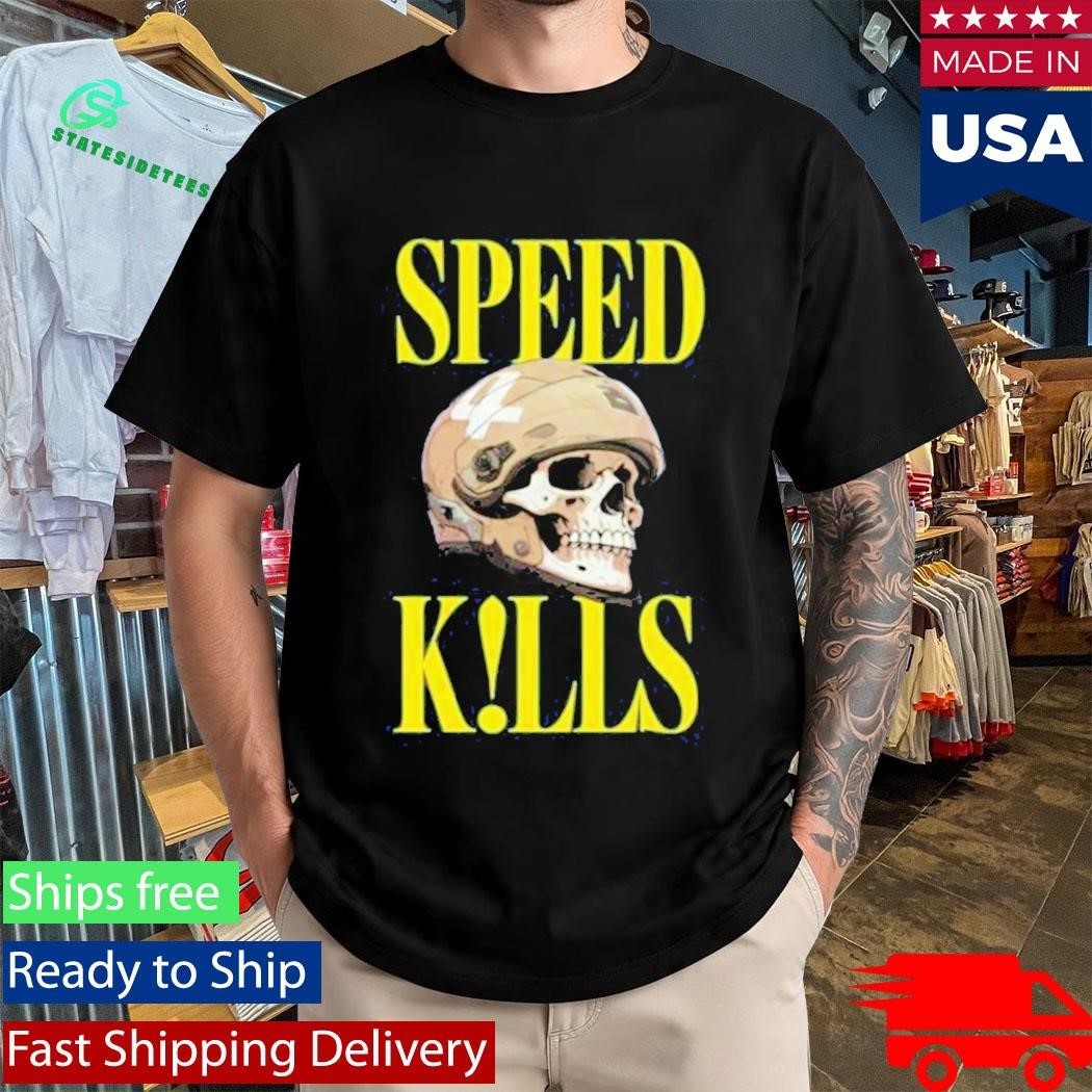 Illest Brand Speed Kills Skull Shirt Unisex , , , Long Sleeve Tee