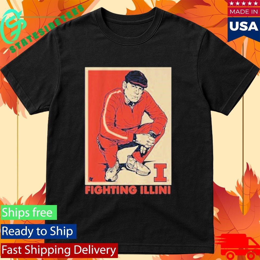 Illinois Basketball Track Suit Coach Underwood Shirt Unisex , , , Long Sleeve Tee
