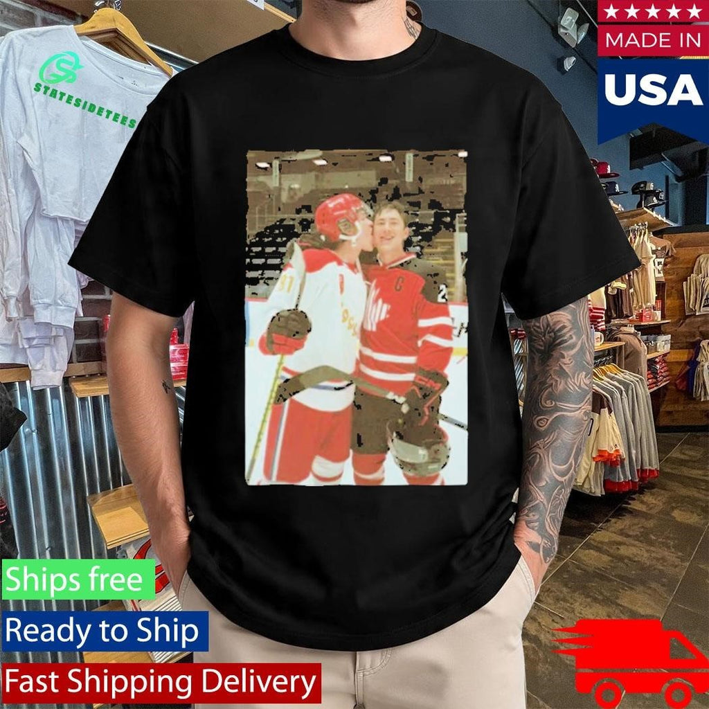 Ilya Rozanov Licks Shane Hollander Face Shirt Unisex , , , Long Sleeve Tee