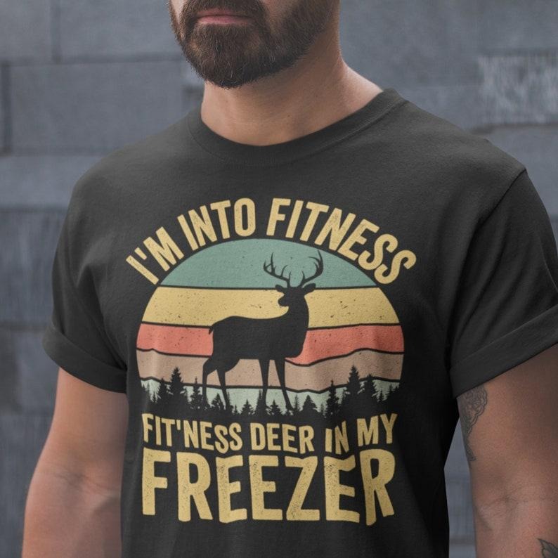 Im Fitness Deer My Freezer Shirt Deer Hunting Shirt Hunting Shirt Buck Hunting Shirt Hunting Husband T-Shirts