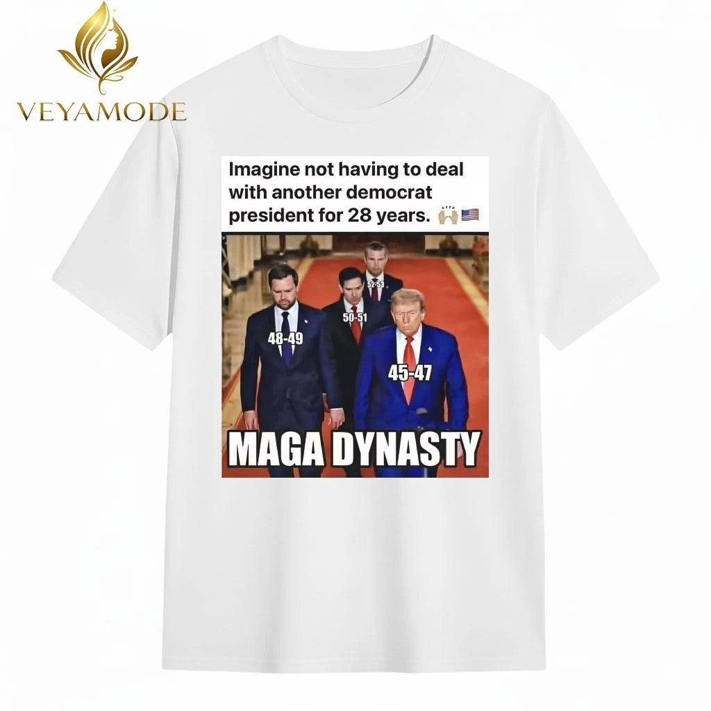 Imagine not having to deal with another democrat president 28 years Trump tee Unisex , , , Long Sleeve Tee