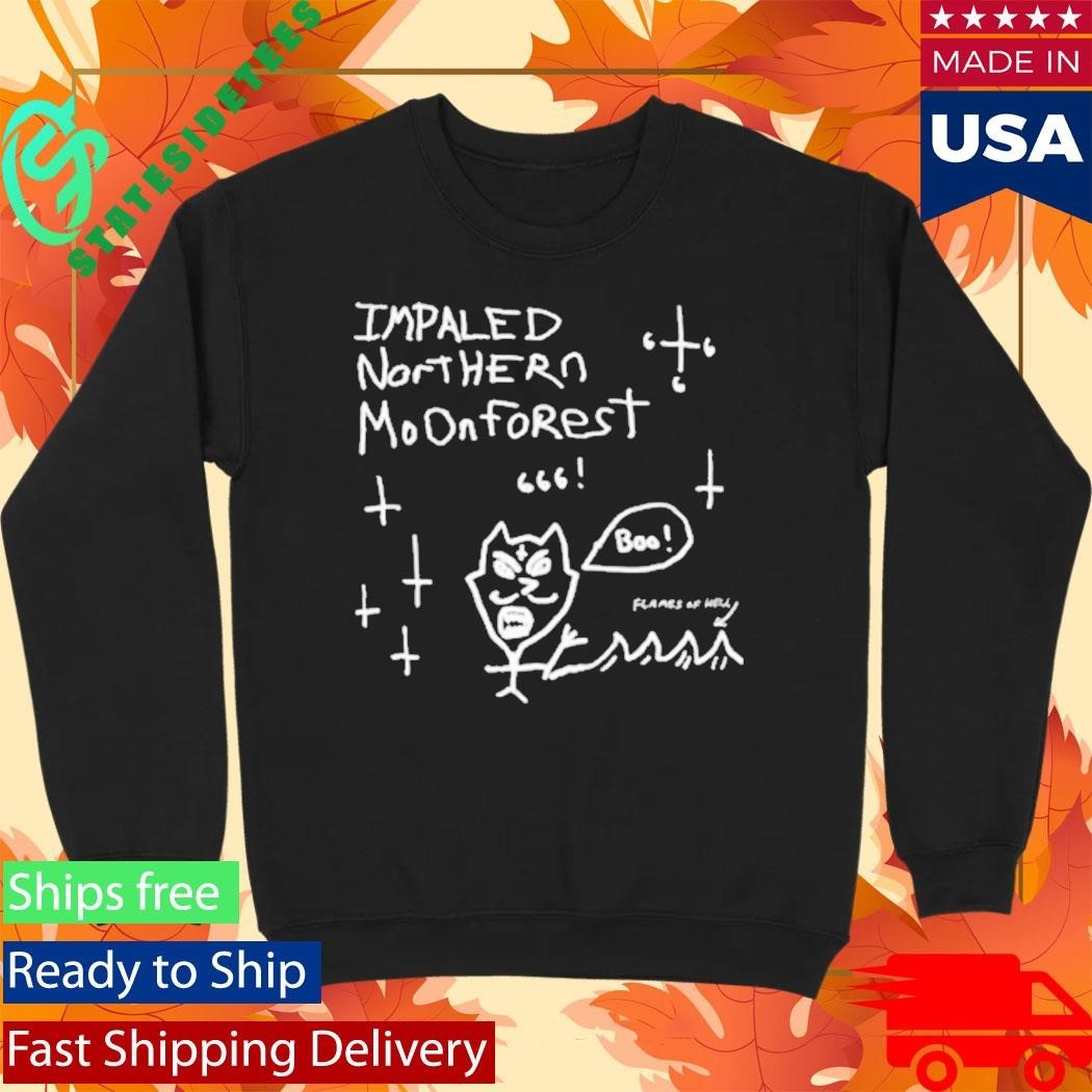 Impaled Northern Moonforest Necro Wizard Shirt Unisex , , , Long Sleeve Tee