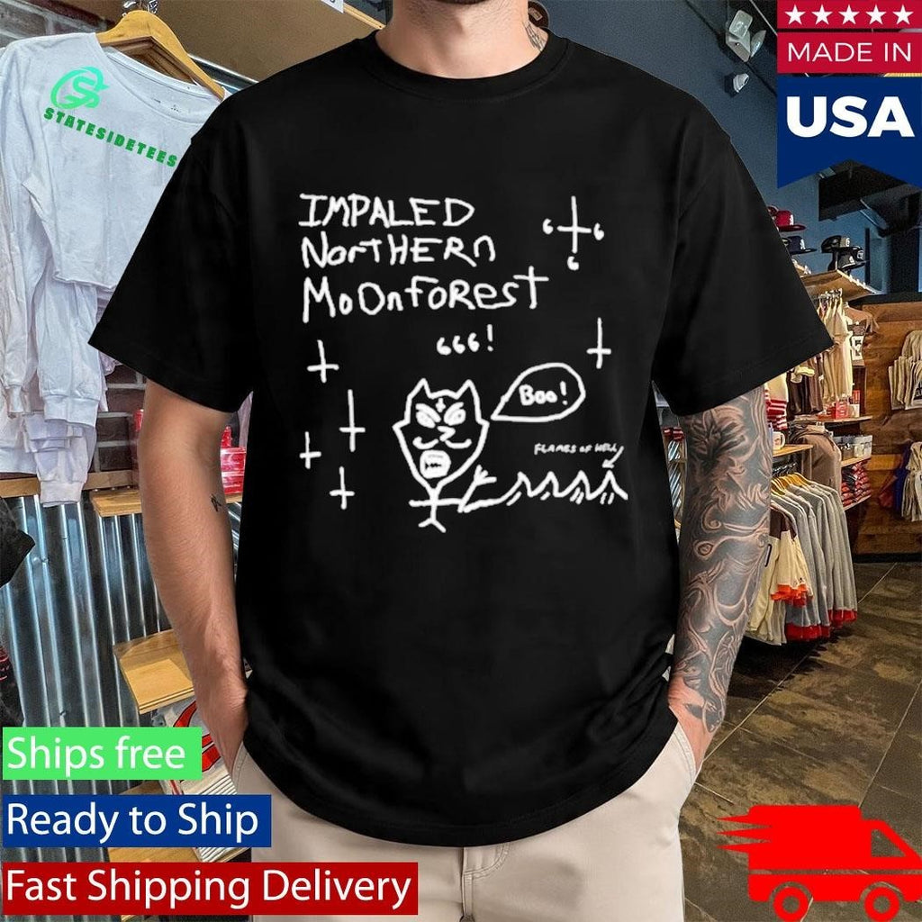 Impaled Northern Moonforest Necro Wizard Shirt Unisex , , , Long Sleeve Tee