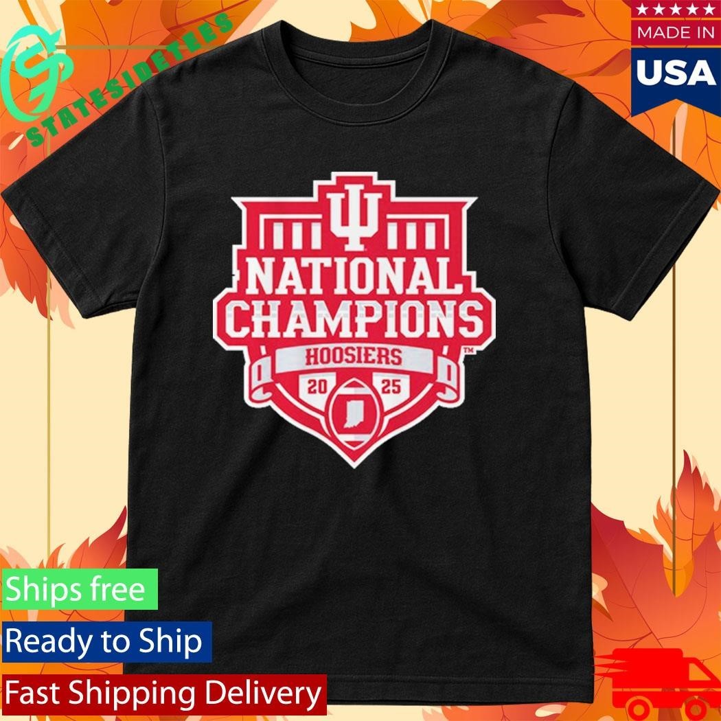 Indiana Football 2025 CFP National Champions Logo Shirt Unisex , , , Long Sleeve Tee