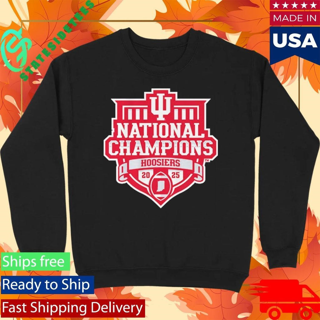 Indiana Football 2025 CFP National Champions Logo Shirt Unisex , , , Long Sleeve Tee