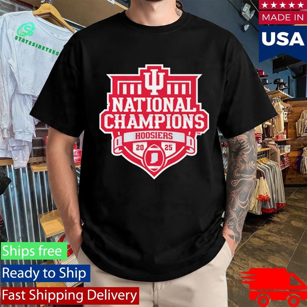 Indiana Football 2025 CFP National Champions Logo Shirt Unisex , , , Long Sleeve Tee