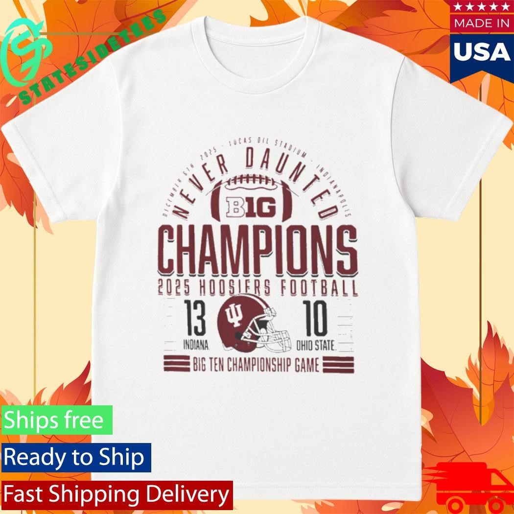 Indiana Football Big Ten Champions Score Shirt Unisex , , , Long Sleeve Tee