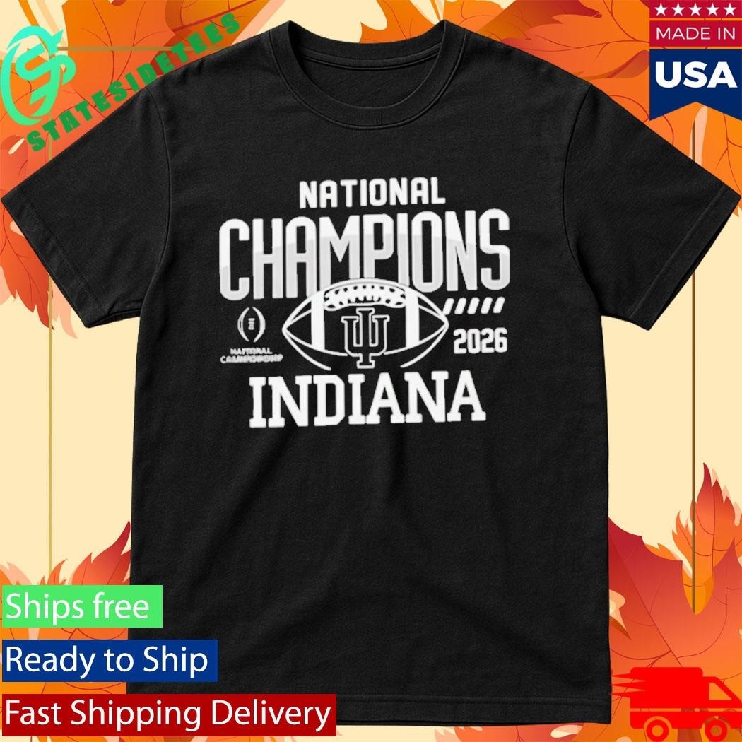 Indiana University Hoosiers Cfp National Champions 2026 Logo Shirt Unisex , , , Long Sleeve Tee