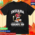 Indiana University Hoosiers Cfp National Champions 2026 Mascot Shirt Unisex , , , Long Sleeve Tee