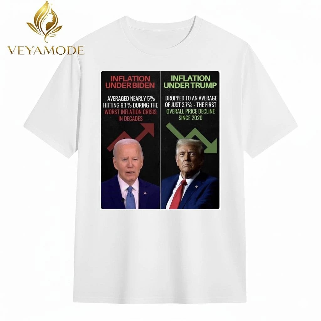 Inflation under Biden Inflation under Trump tee Unisex , , , Long Sleeve Tee