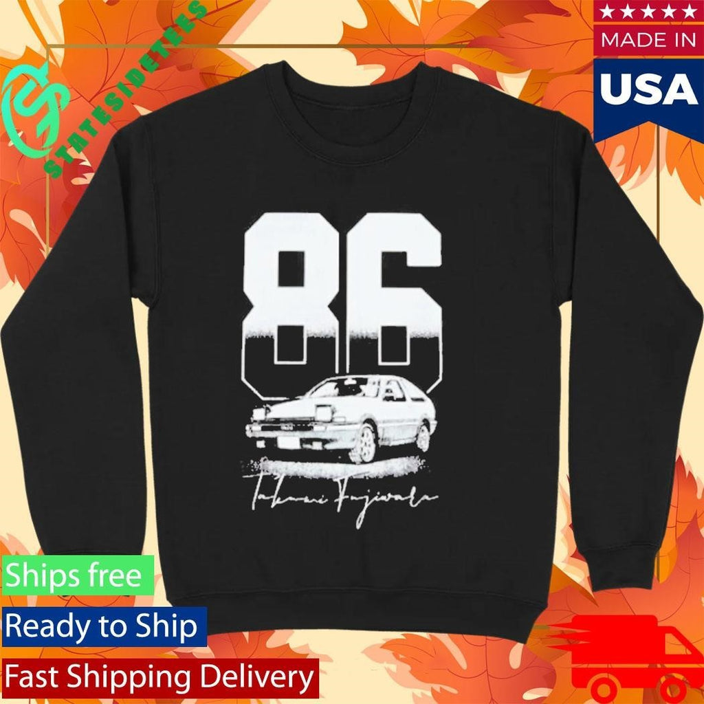 Initial D Fujiwara 86 Shirt Unisex , , , Long Sleeve Tee