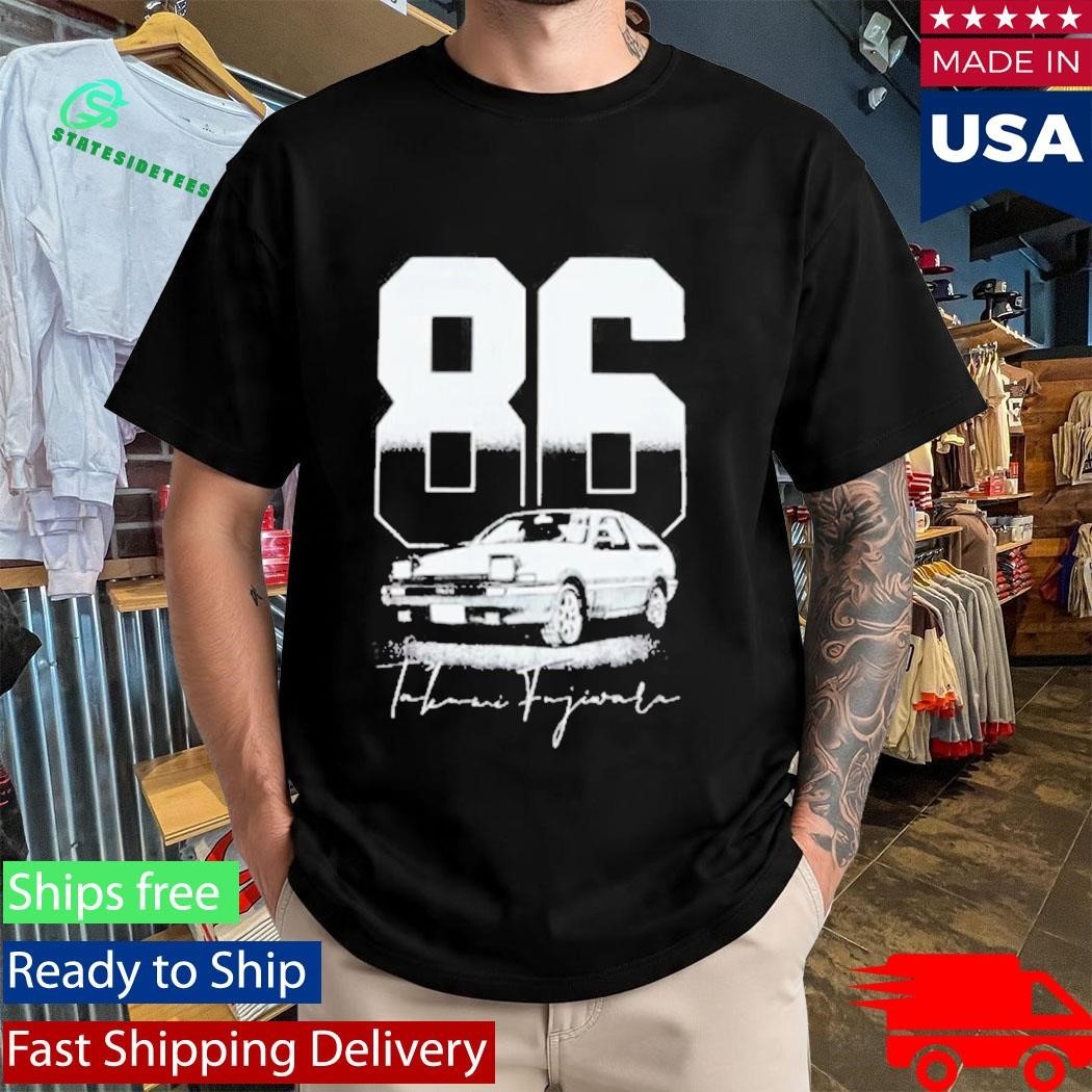 Initial D Fujiwara 86 Shirt Unisex , , , Long Sleeve Tee