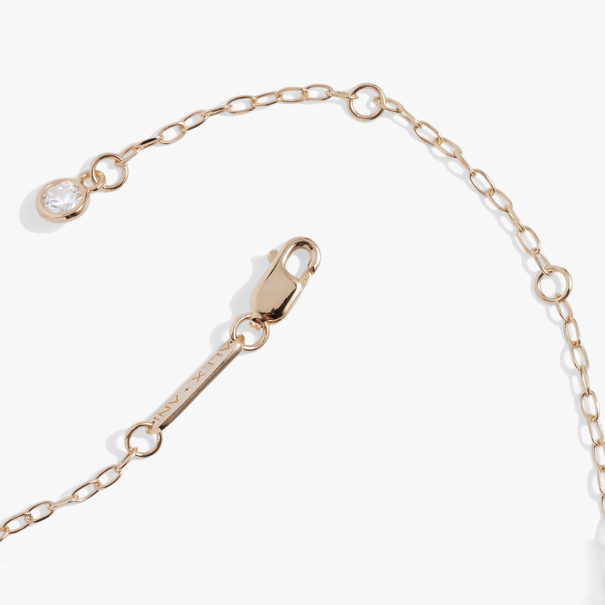 Initial V Precious Elongated Necklace T-Shirts