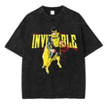 Invincible War Washed Shirt Comics Washed Shirt TV Show Comics Shirt Soft Cotton Blend Breathable Comfort Made Last T-Shirts