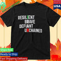 Iran Resilient Brave Defiant Unchained Shirt Unisex , , , Long Sleeve Tee