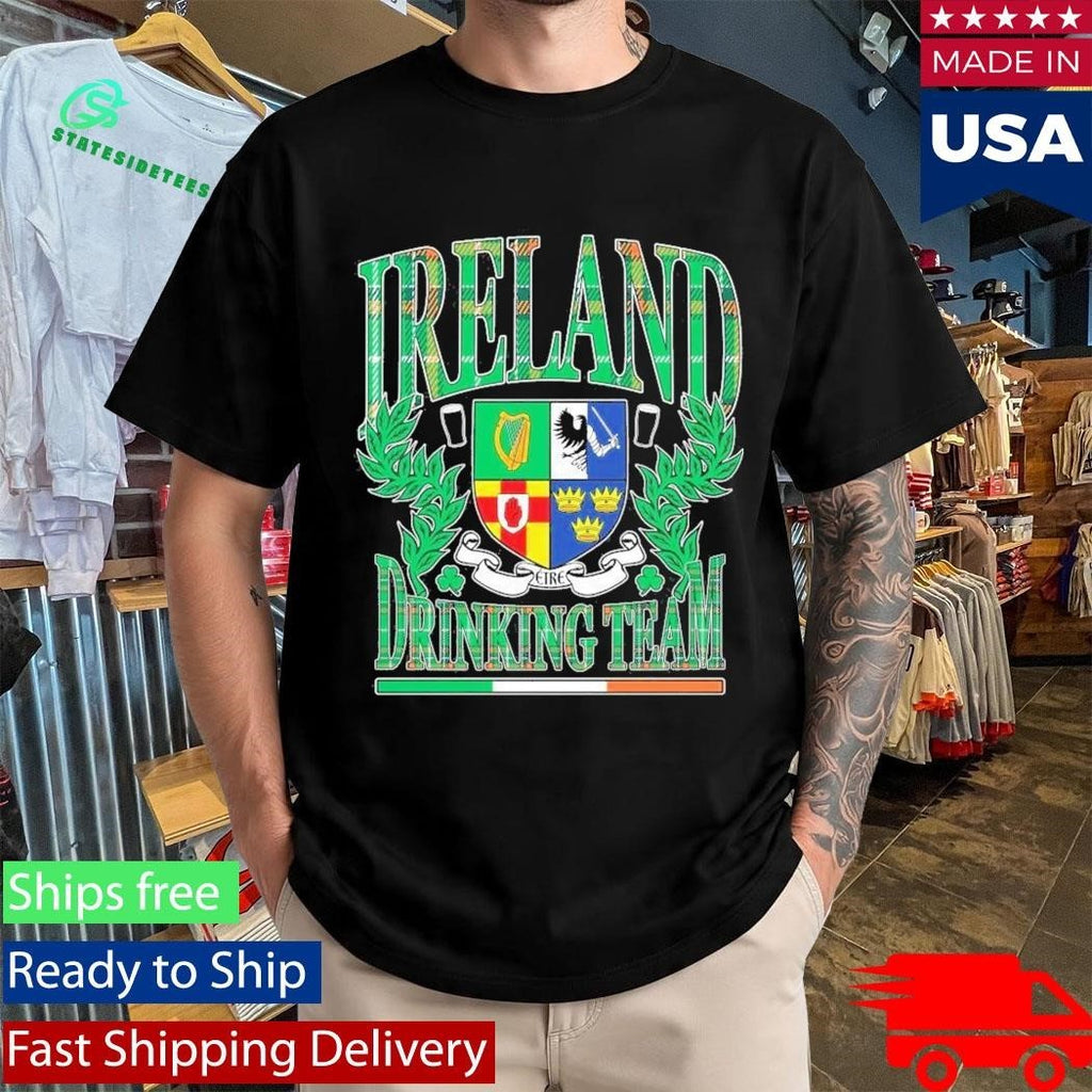Ireland Drinking Team Shirt Unisex , , , Long Sleeve Tee