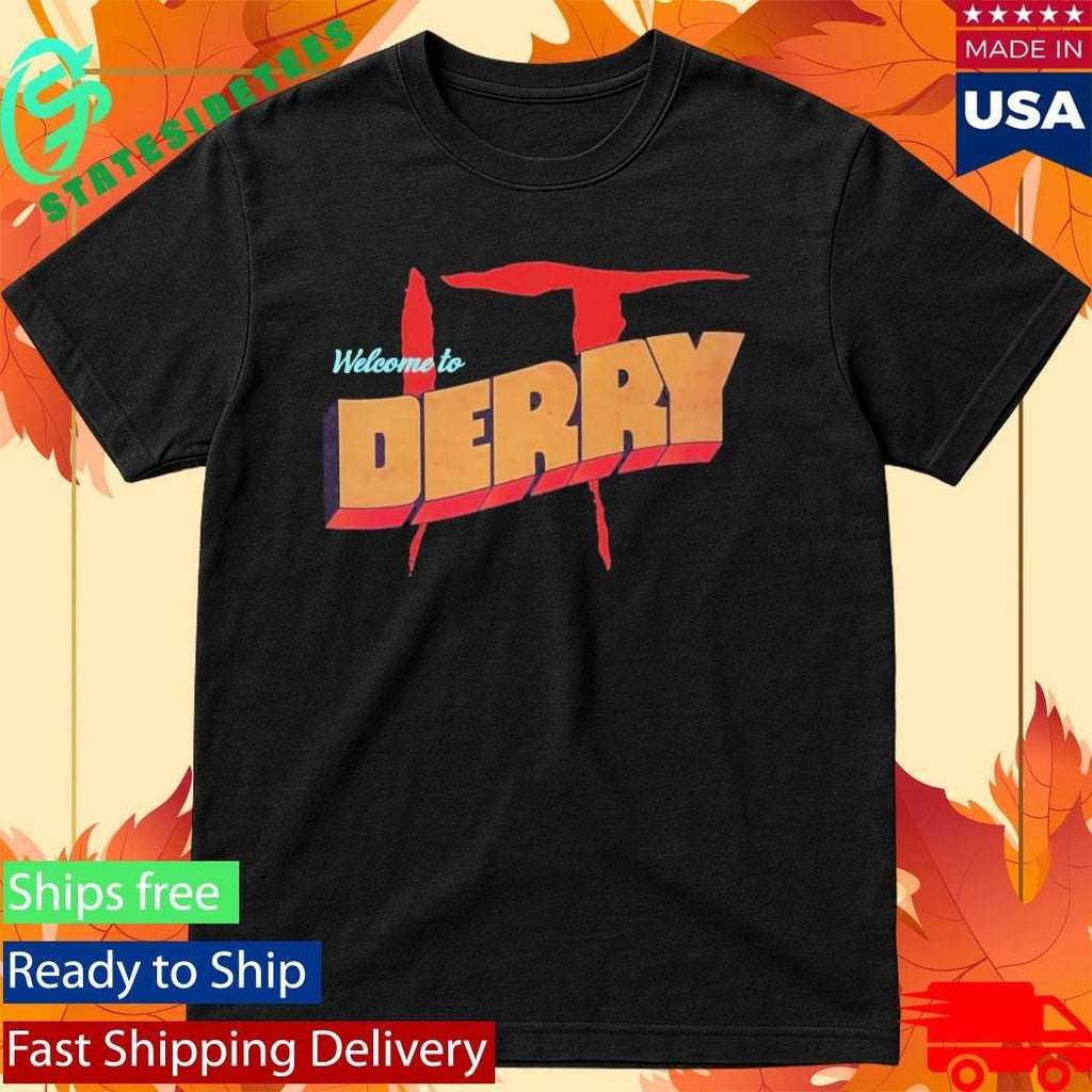 It Welcome To Derry Horror Stephen King Pennywise Shirt Unisex , , , Long Sleeve Tee