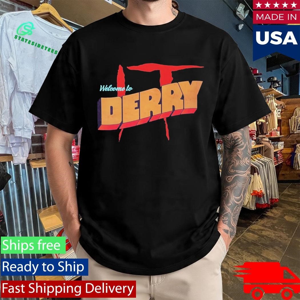 It Welcome To Derry Horror Stephen King Pennywise Shirt Unisex , , , Long Sleeve Tee
