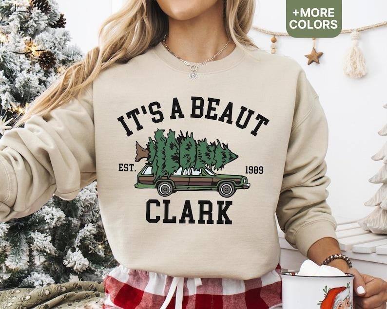 'S Beaut Clark Movie Funny Vacation Family Xmas T-Shirts