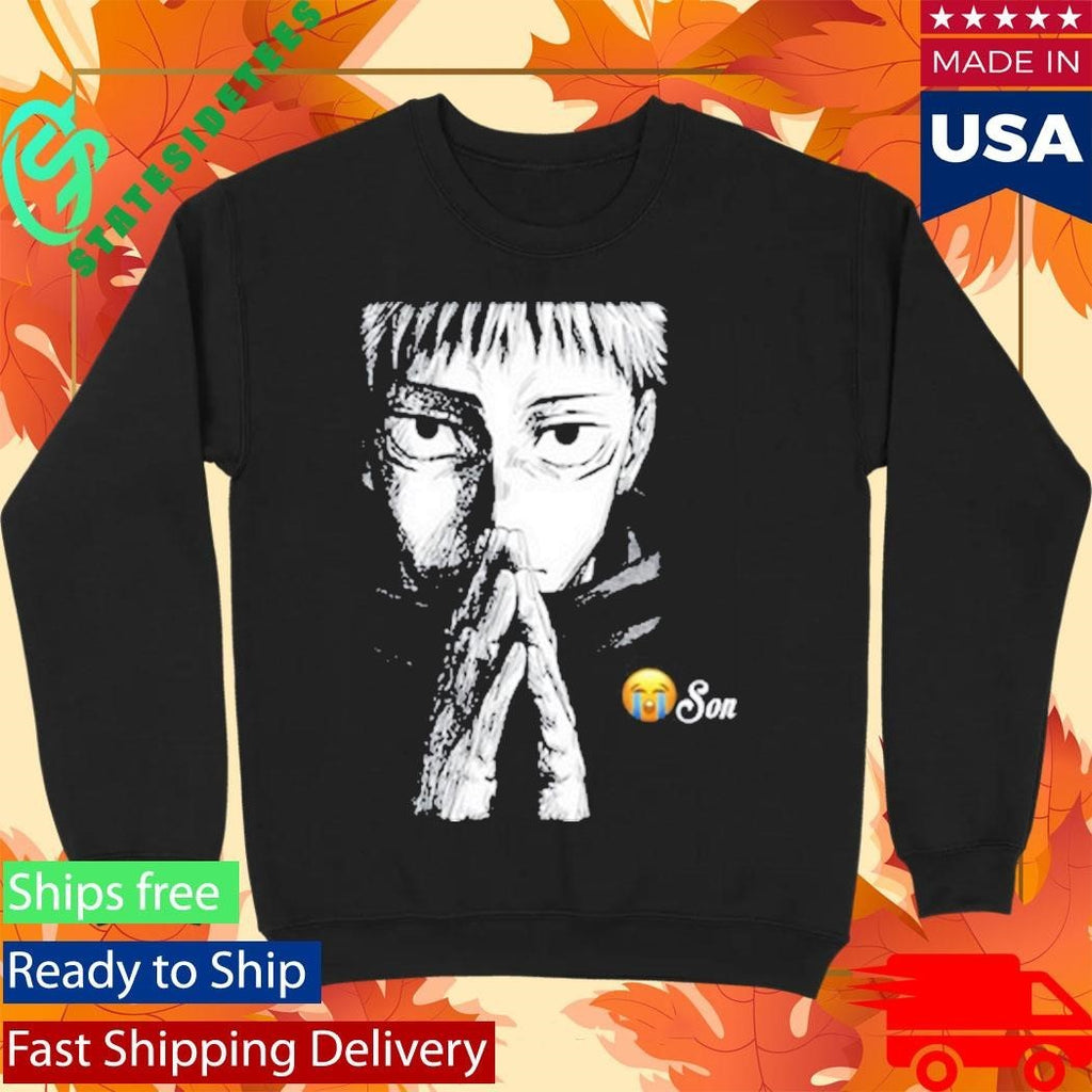 Itadori Yuji Cryin Son Shirt Unisex , , , Long Sleeve Tee