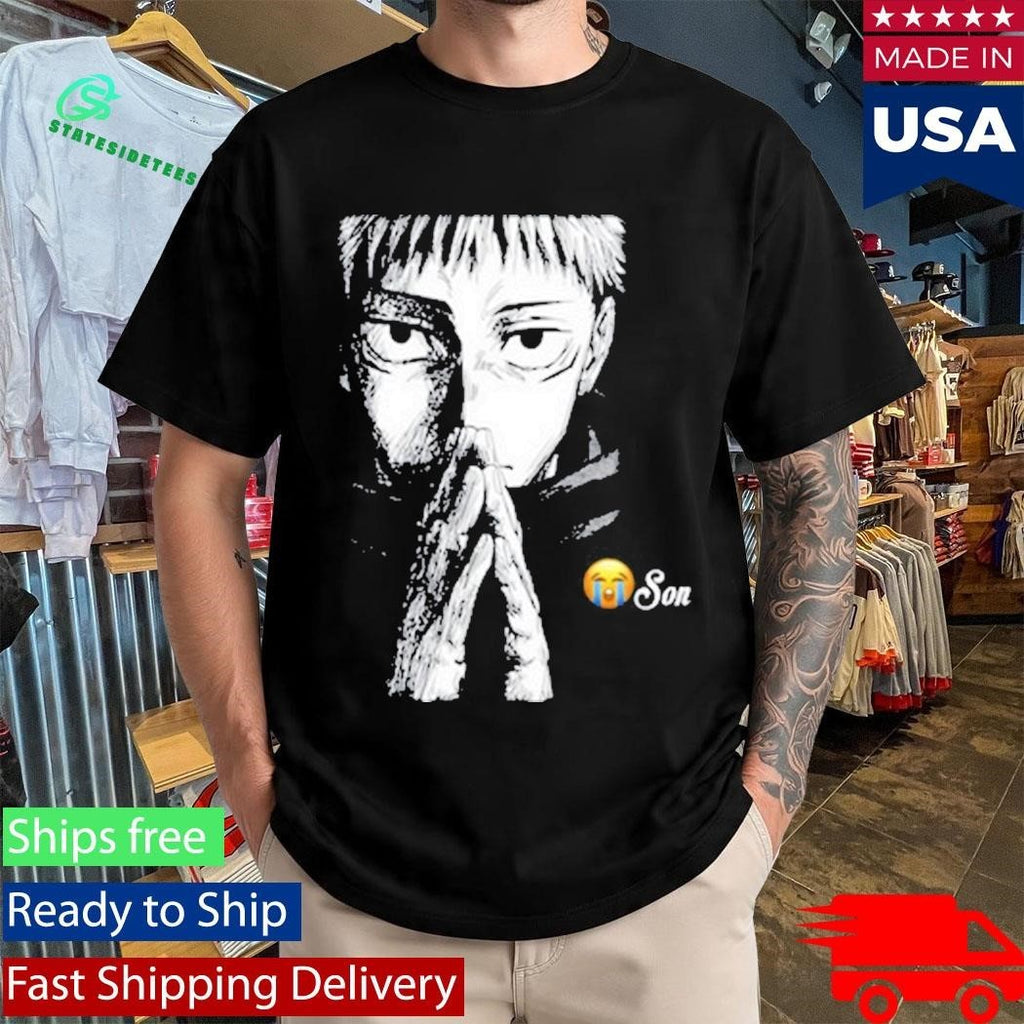 Itadori Yuji Cryin Son Shirt Unisex , , , Long Sleeve Tee