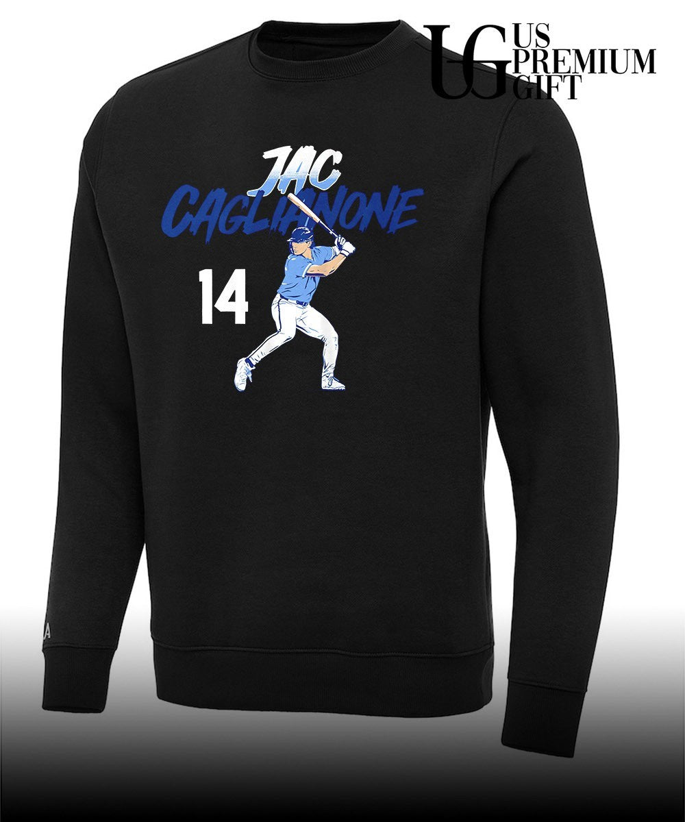 Jac Caglianone 14 Kansas City Royals slugger swing number shirt
