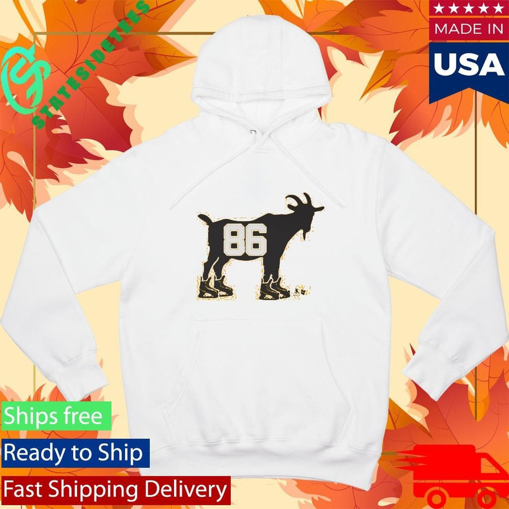 Jack Hughes GOAT 86 New Jersey Hockey Shirt Unisex , , , Long Sleeve Tee