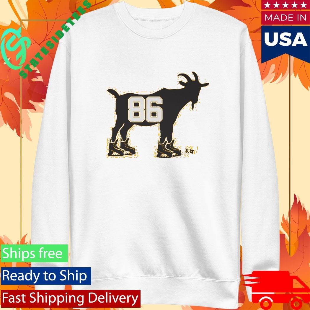 Jack Hughes GOAT 86 New Jersey Hockey Shirt Unisex , , , Long Sleeve Tee