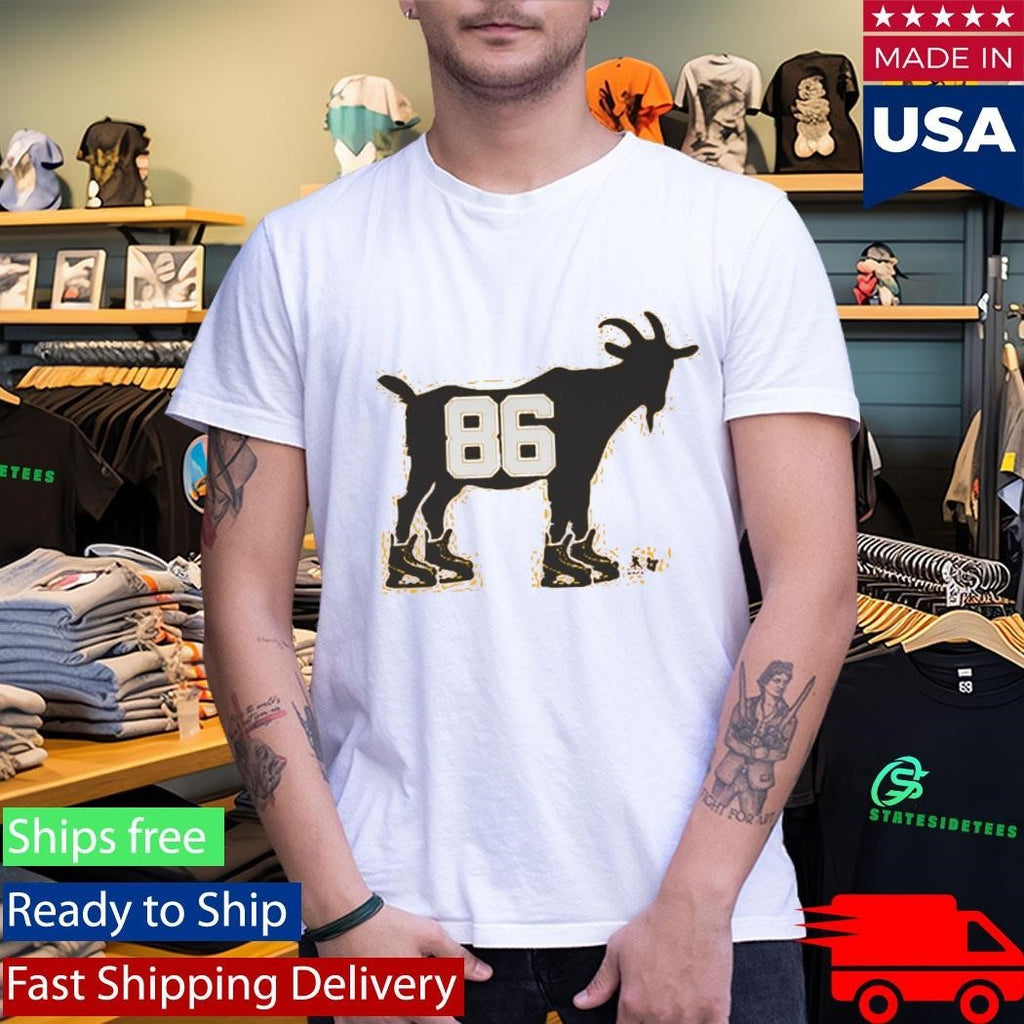 Jack Hughes GOAT 86 New Jersey Hockey Shirt Unisex , , , Long Sleeve Tee