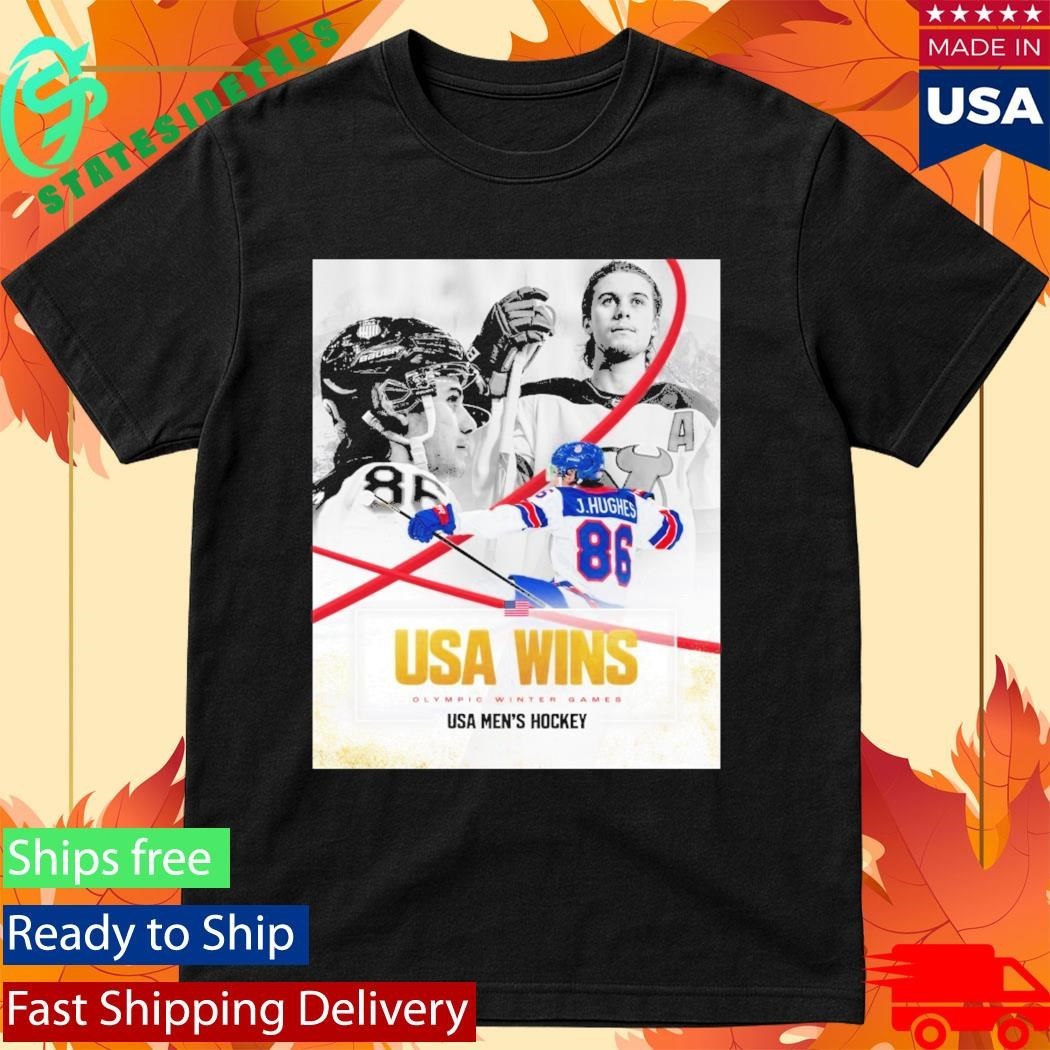 Jack Hughes Golden Boy USA Men’s Hockey Champion Olympic Winter 2026 Shirt Unisex , , , Long Sleeve Tee