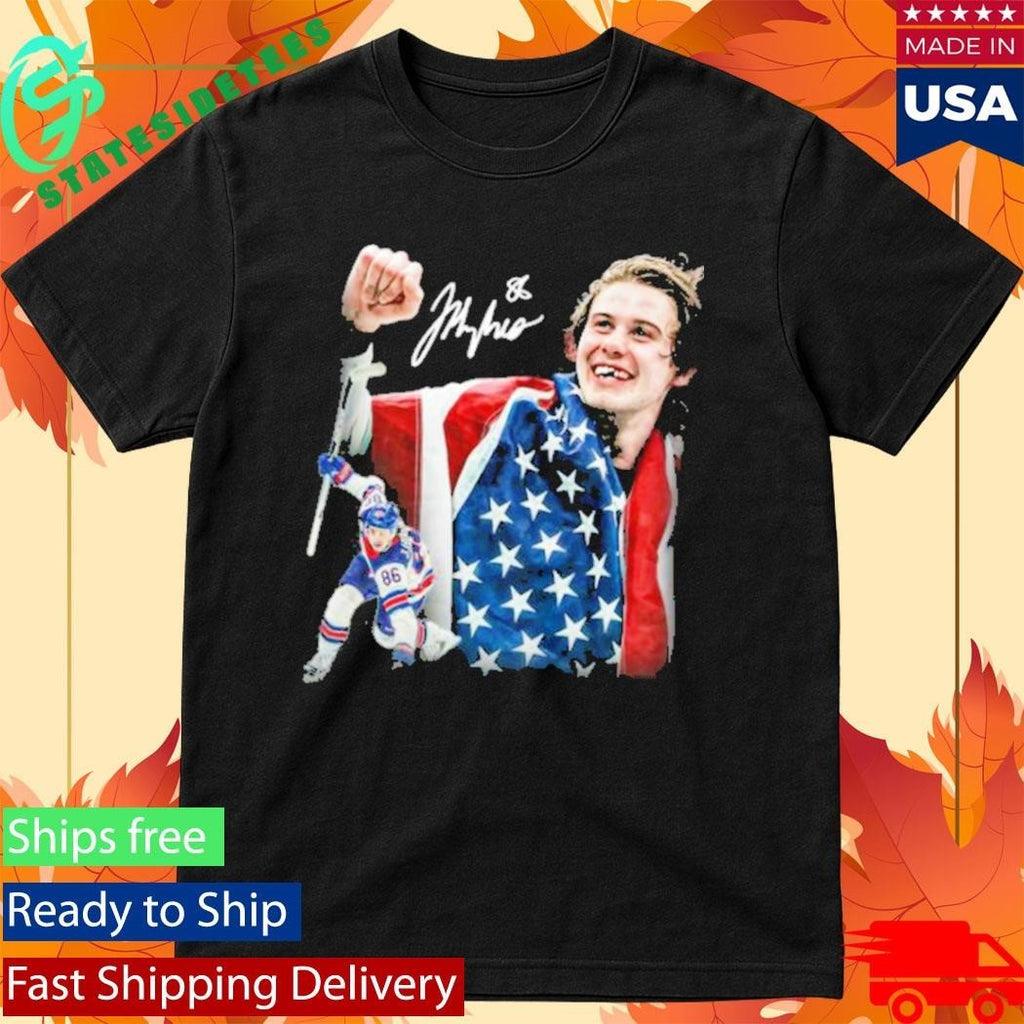 Jack Hughes Golden Goal Signature Shirt Unisex , , , Long Sleeve Tee