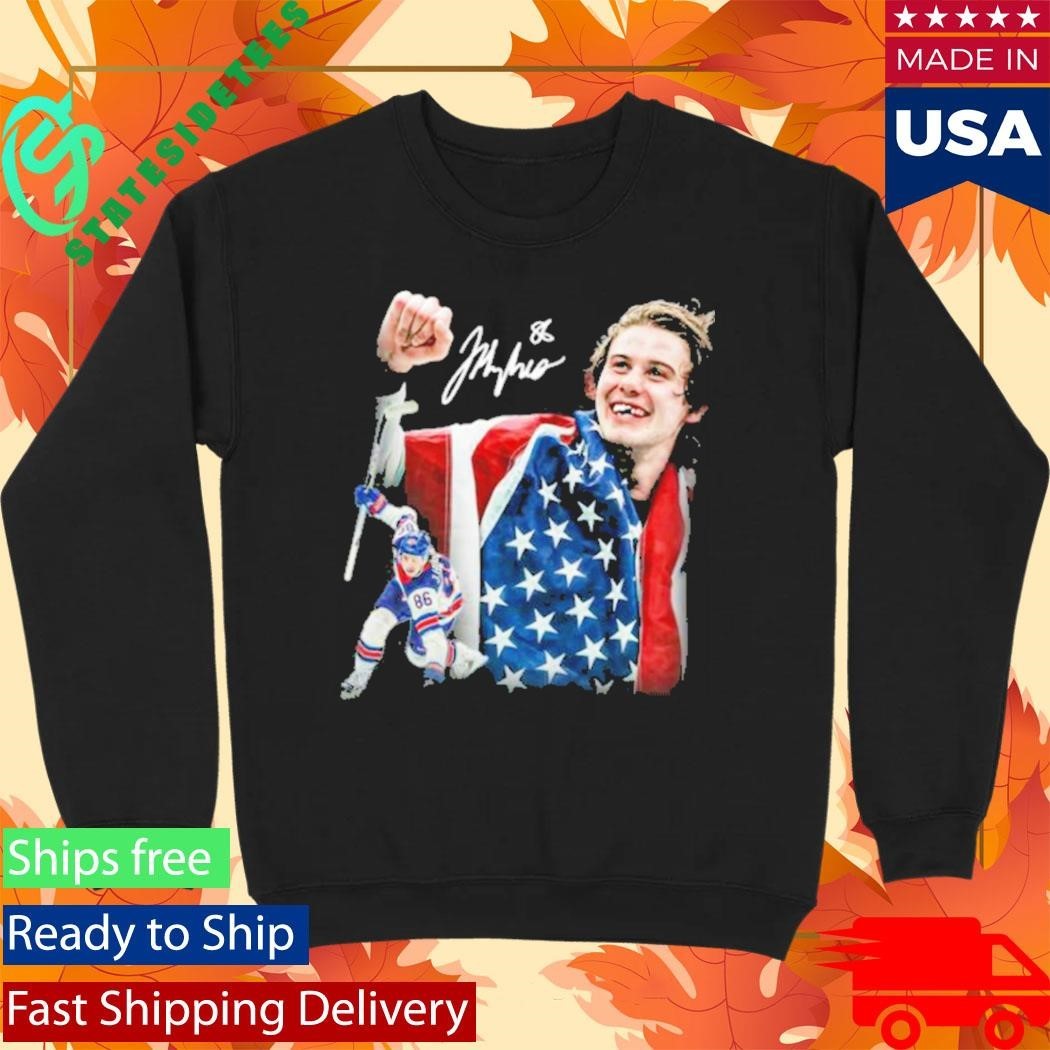 Jack Hughes Golden Goal Signature Shirt Unisex , , , Long Sleeve Tee