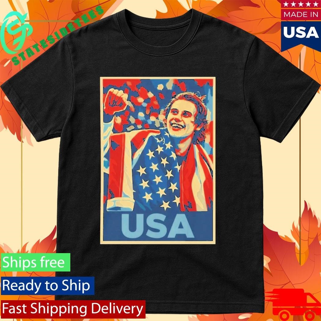 Jack Hughes Men’s Hockey Usa Golden Goal Shirt Unisex , , , Long Sleeve Tee
