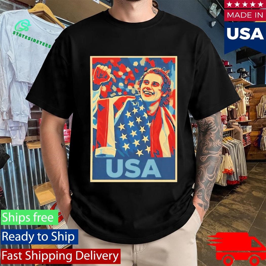 Jack Hughes Men’s Hockey Usa Golden Goal Shirt Unisex , , , Long Sleeve Tee